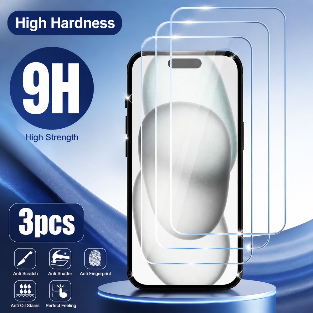 Realme Gt 6 - 3 Adet Temperli Cam Realme GT