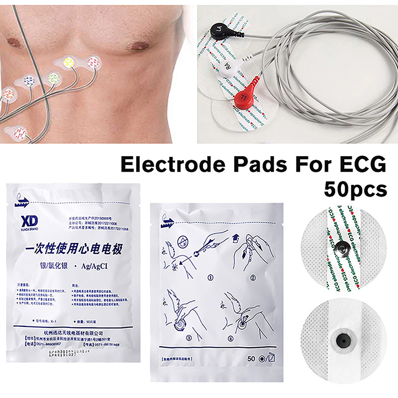50 adet/torba Elektrot Yama Tı - Ecg Patch Monitor incelemesi ve fiyatı