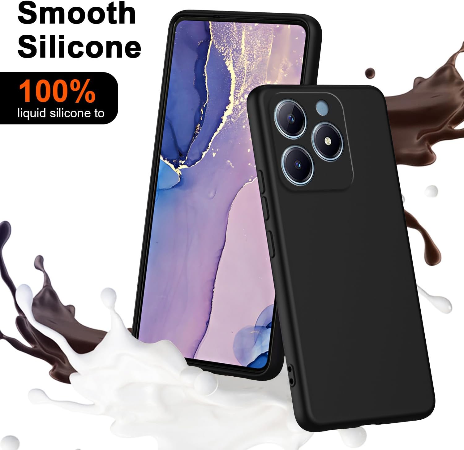 Esnek Sıvı silikon kılıf Realm - Realme Note 50 incelemesi ve fiyatı