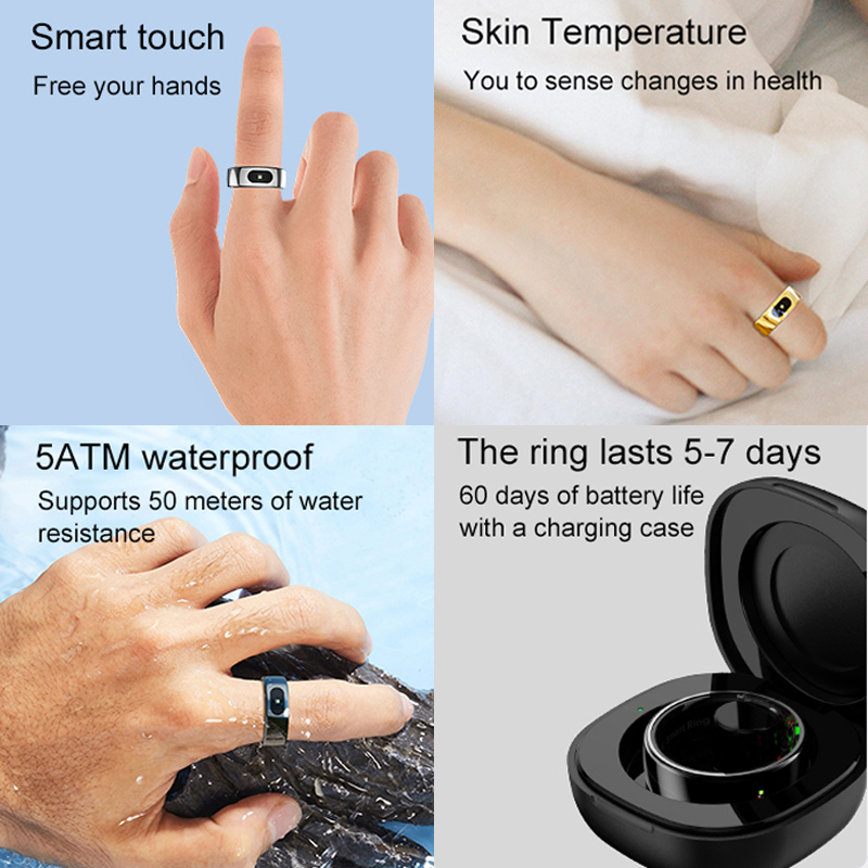 R08 Akıllı Yüzük Erkekler Kadı - Temperature Ring Skin incelemesi ve fiyatı