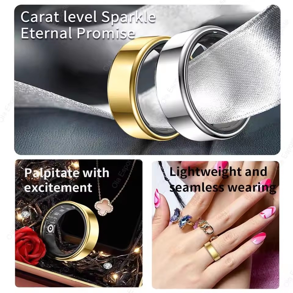 YENİ R09 Akıllı Yüzük Erkekler - Temperature Ring Skin incelemesi ve fiyatı